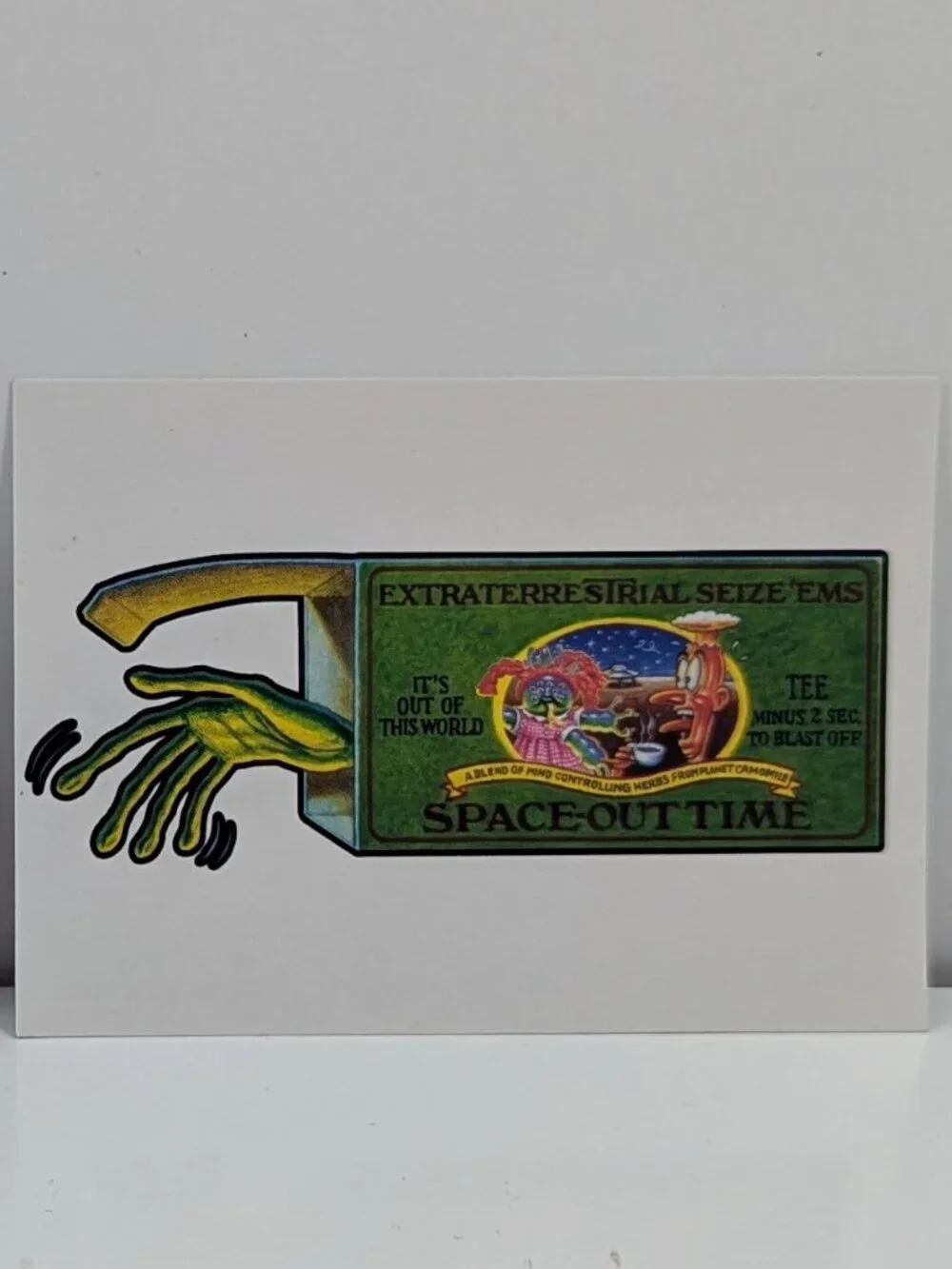 Wacky packages Adventure Time card & Wacky Pal Sticker